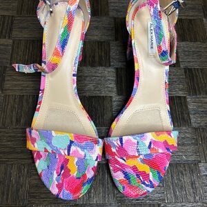 Alex Marie Colorful Strappy Heels